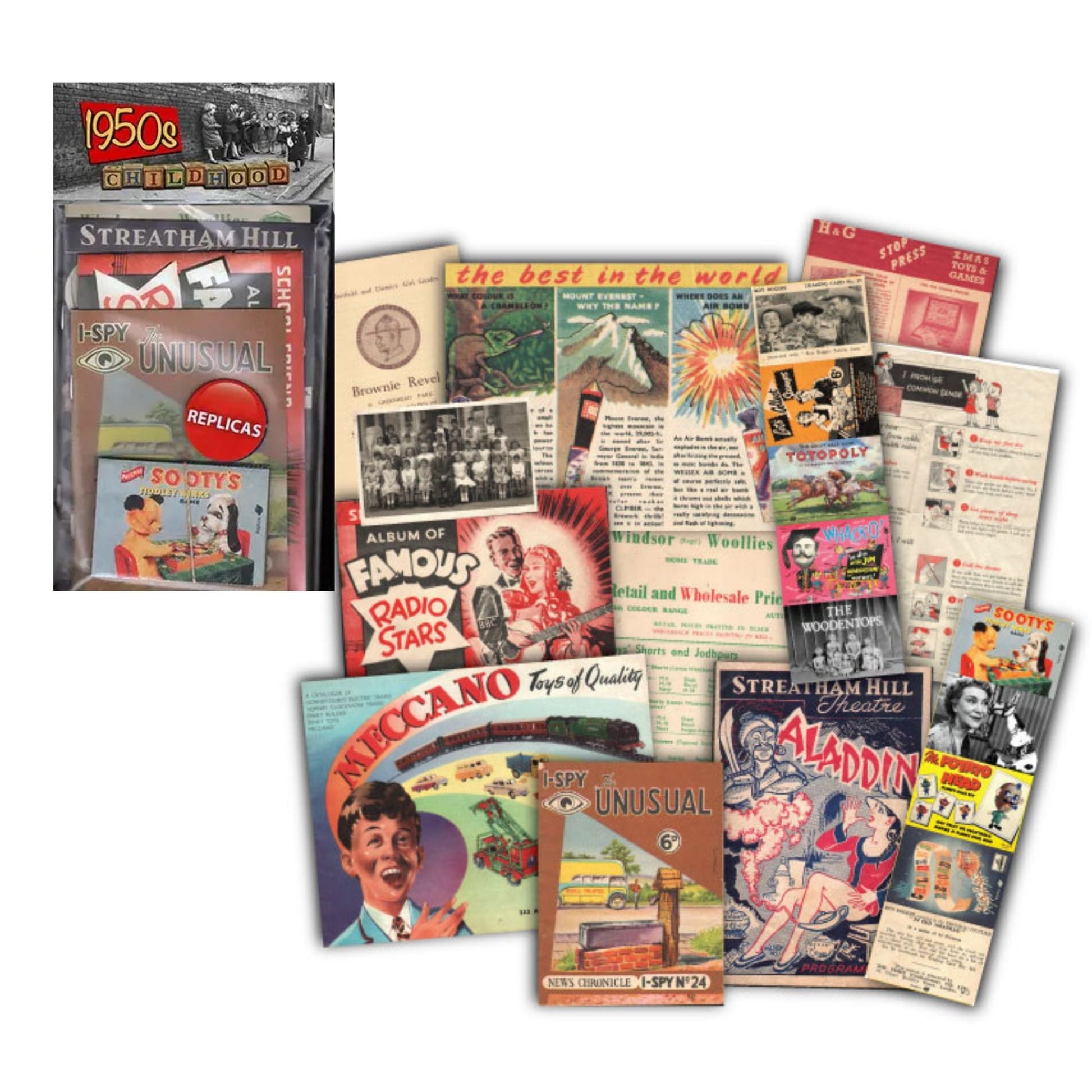 1950s Childhood Memorabilia Pack - Peppy & Sage