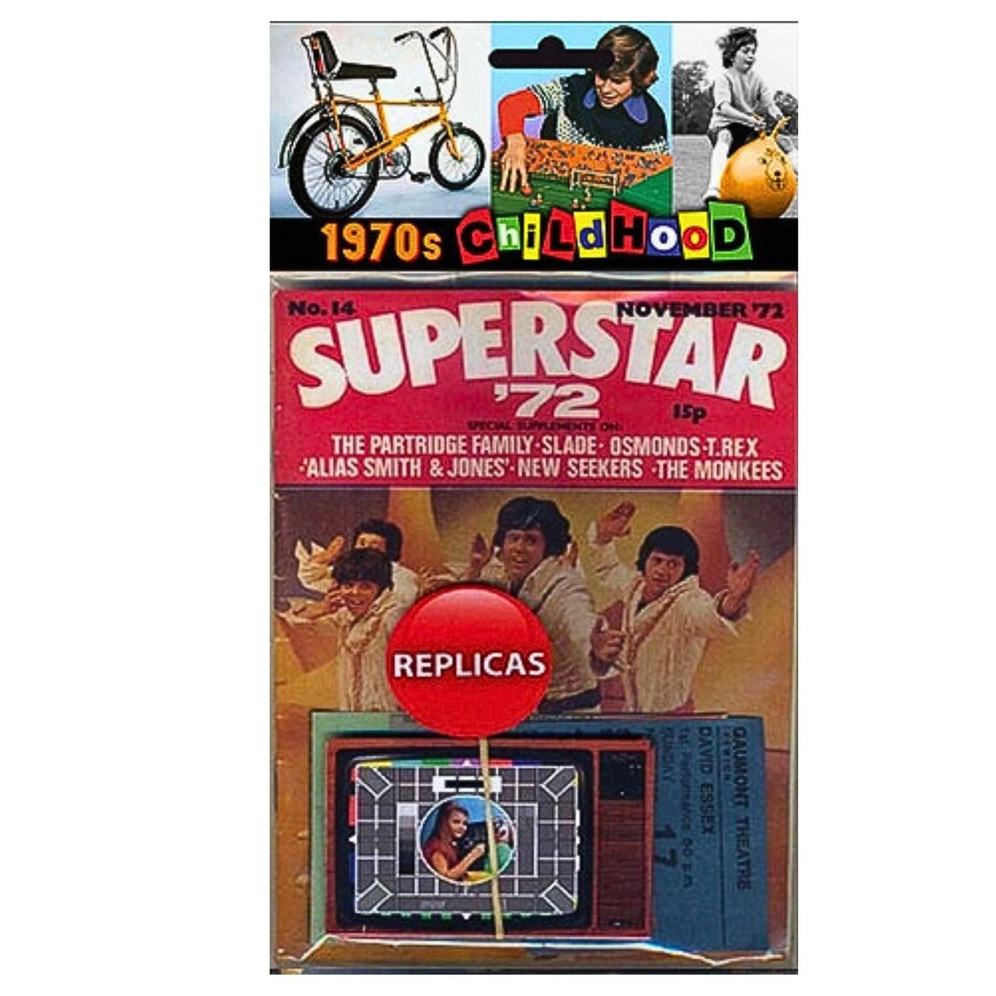 1970s Childhood Memorabilia Pack 23.5cm - Peppy & Sage