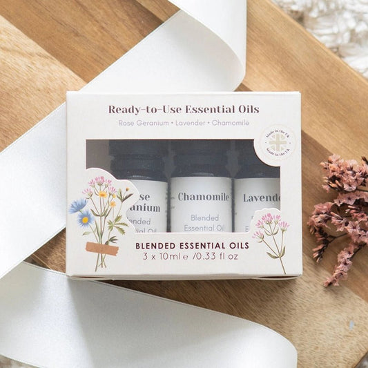 Blooming Lovely Set of 3 Floral Blended Essential Oils - Peppy & Sage