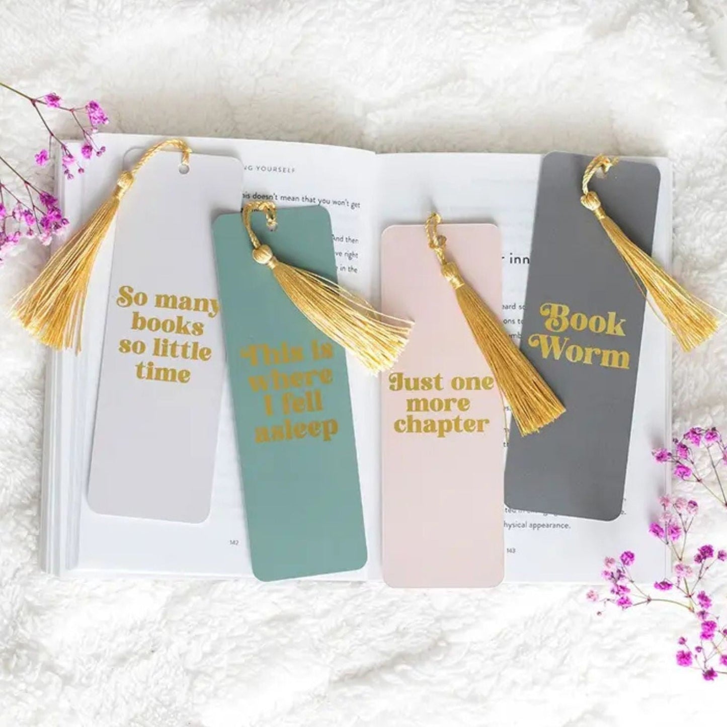 Book Club Bookmarks - Choose Design - Peppy & Sage
