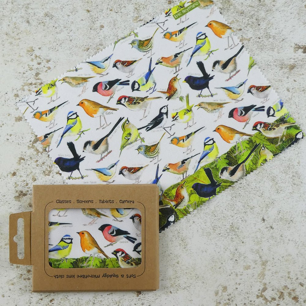 British Birds Lens Cloth - Emma Ball - Peppy & Sage