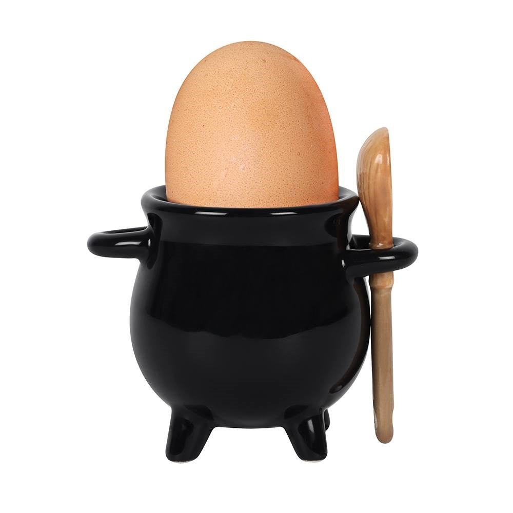 Cauldron Egg Cup and Spoon - Peppy & Sage