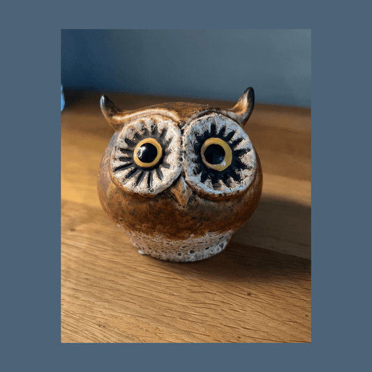Ceramic Owl Ornament 7cm - Peppy & Sage