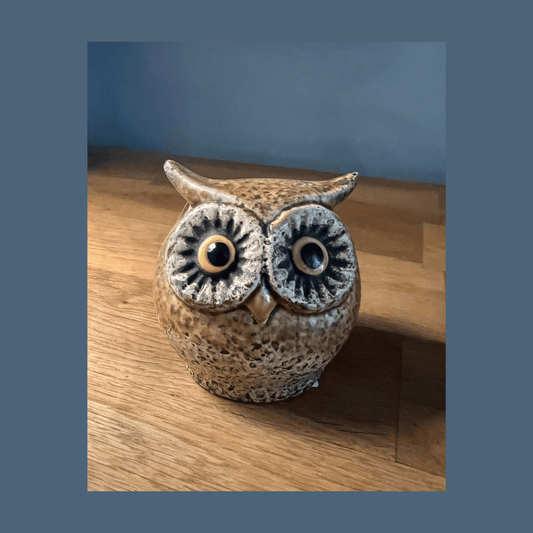 Ceramic Owl Ornament 8cm - Peppy & Sage