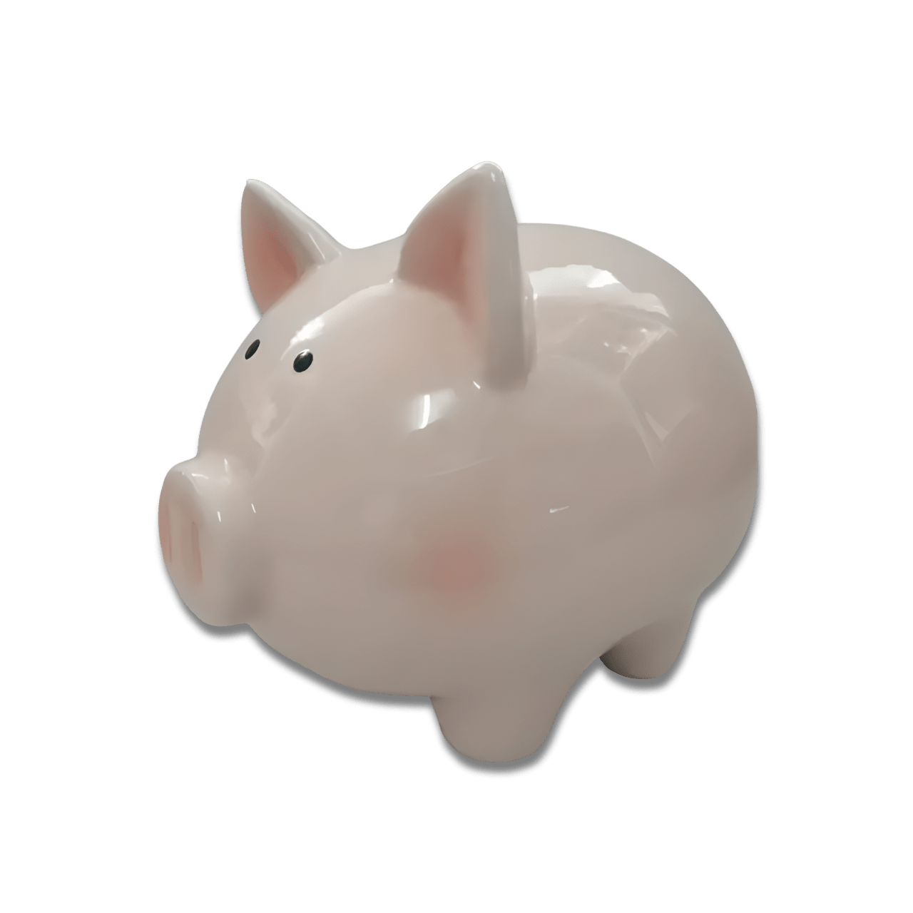 Classic Large Ceramic Piggy Bank - Peppy & Sage
