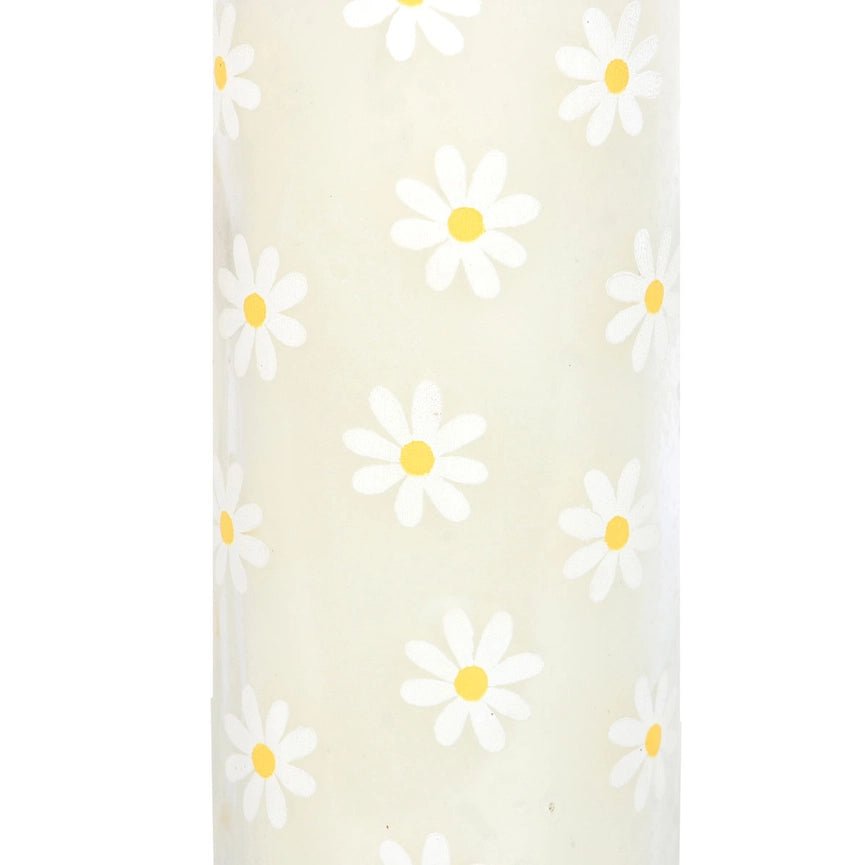 Daisy Floral Glass Tube Candle - Peppy & Sage