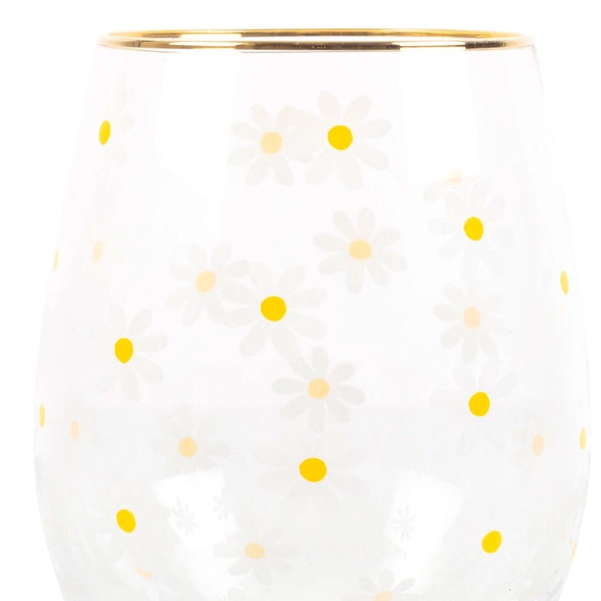 Daisy Stemless Glass - Peppy & Sage