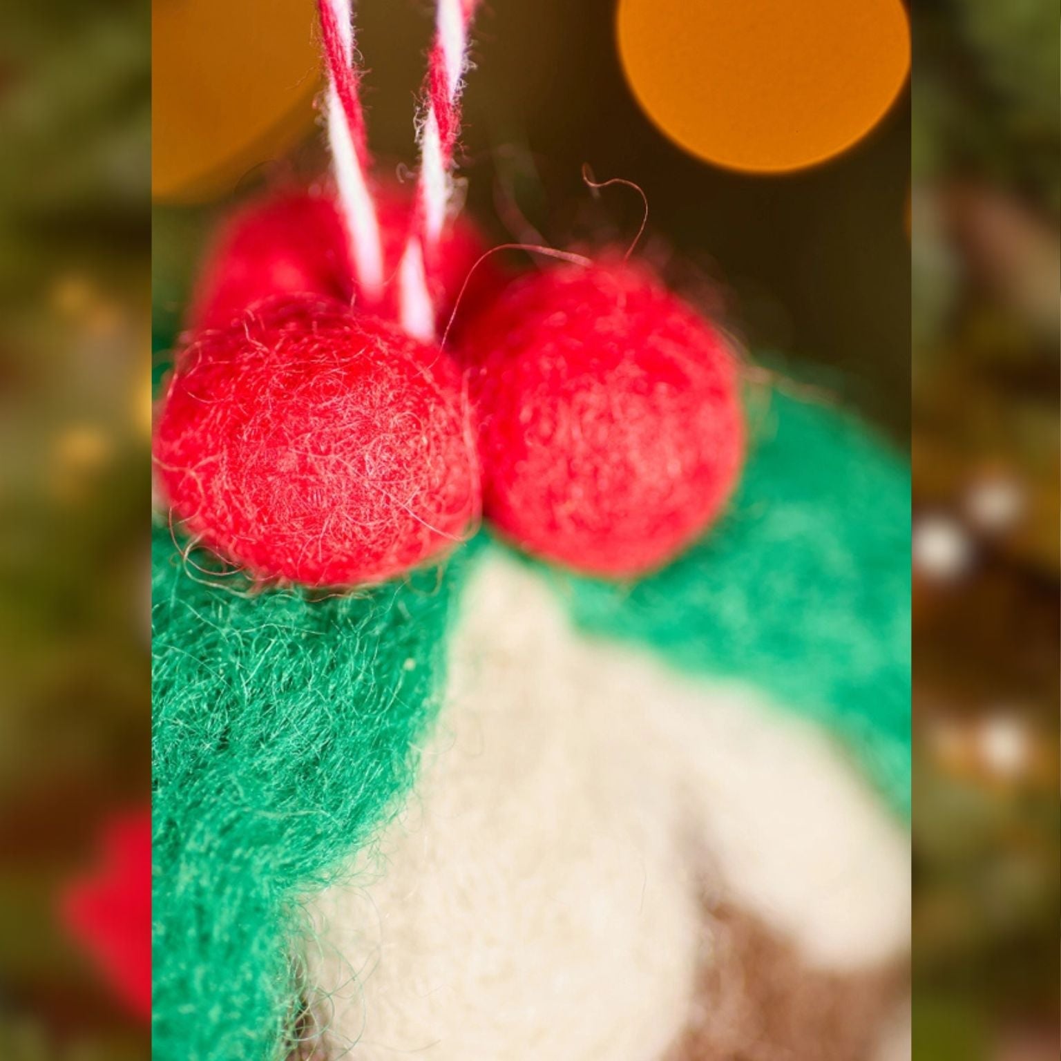 Felt Christmas Pudding Bauble - Peppy & Sage