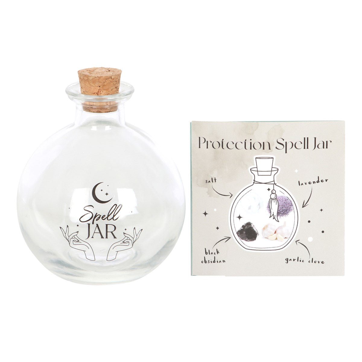 Glass Spell Jar With Recipe Booklet - Peppy & Sage
