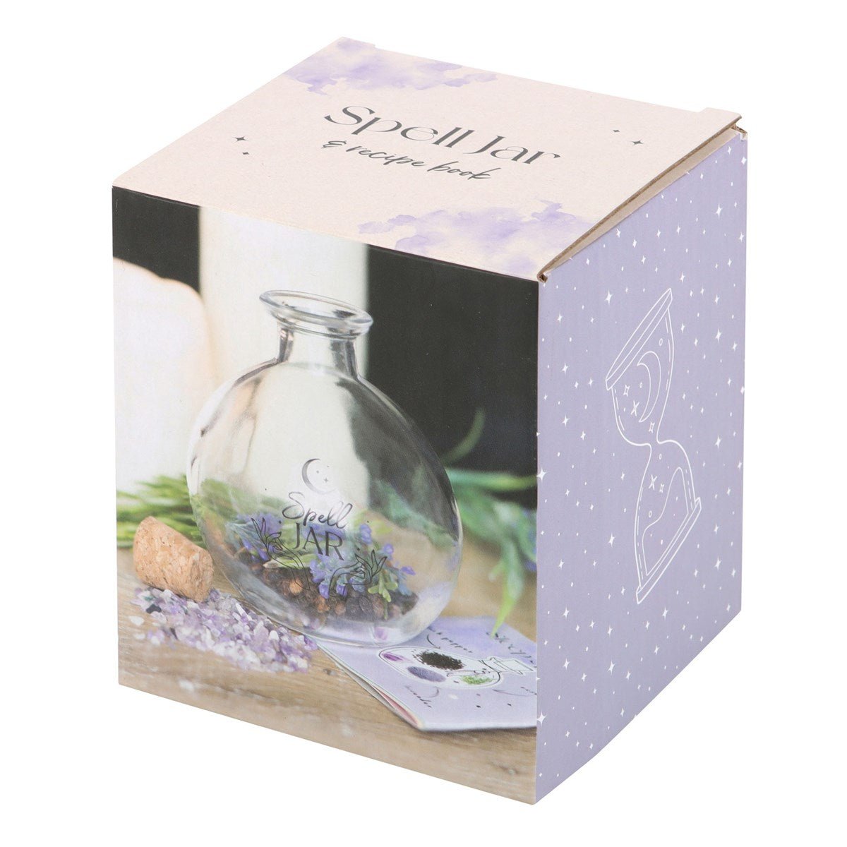 Glass Spell Jar With Recipe Booklet - Peppy & Sage