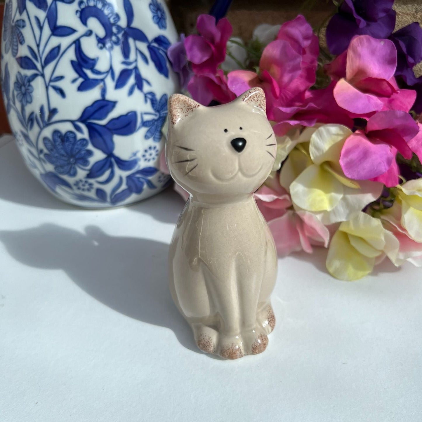 Glazed Cat Ornament - Choose Colour - Peppy & Sage