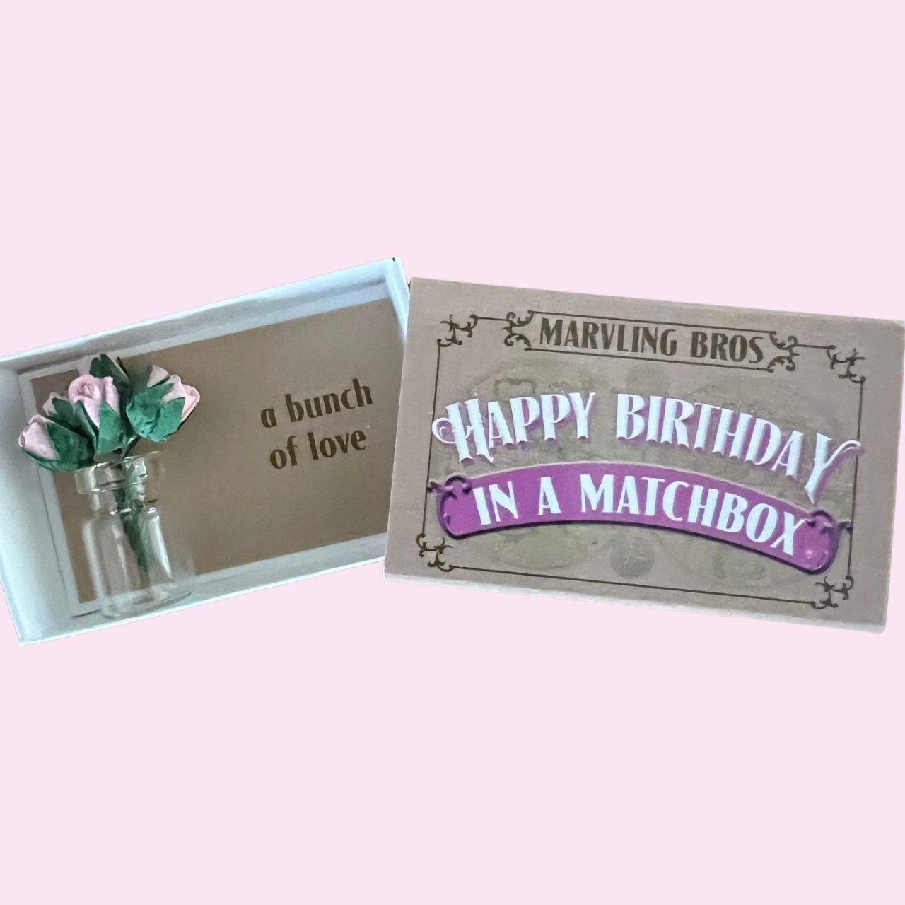 Happy Birthday In A Matchbox - Peppy & Sage