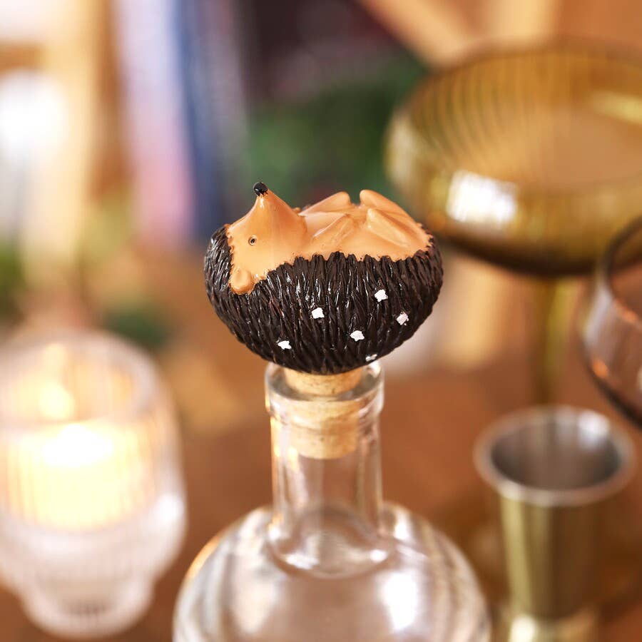 Hedgehog Cork Bottle Stopper - Peppy & Sage