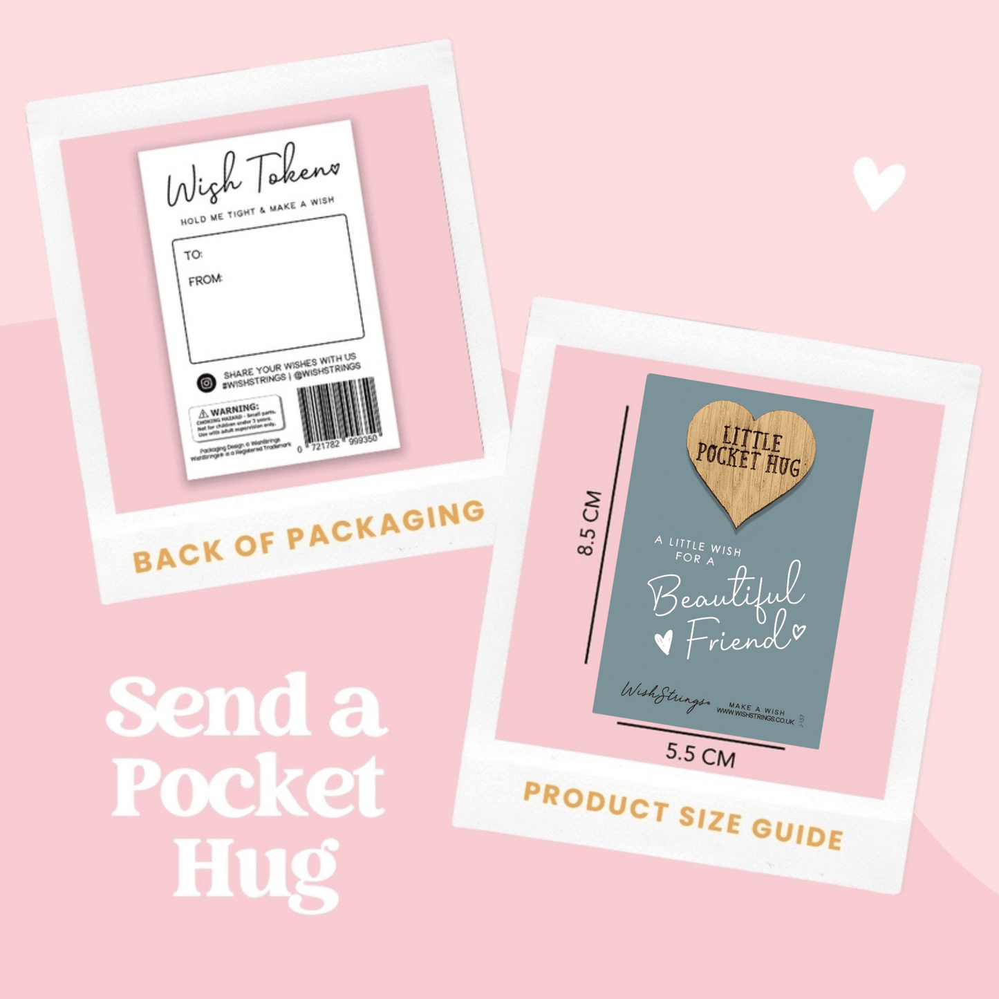 Little Pocket Hug - Beautiful Friend - Peppy & Sage