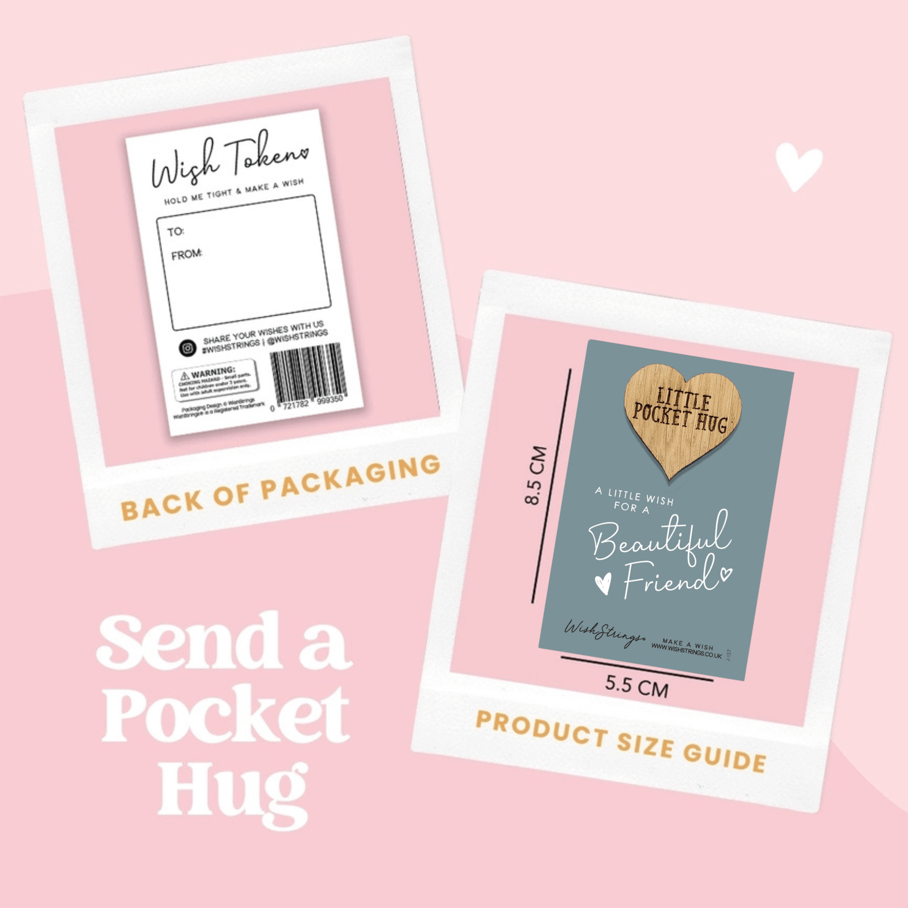Little Pocket Hug - Beautiful Friend - Peppy & Sage