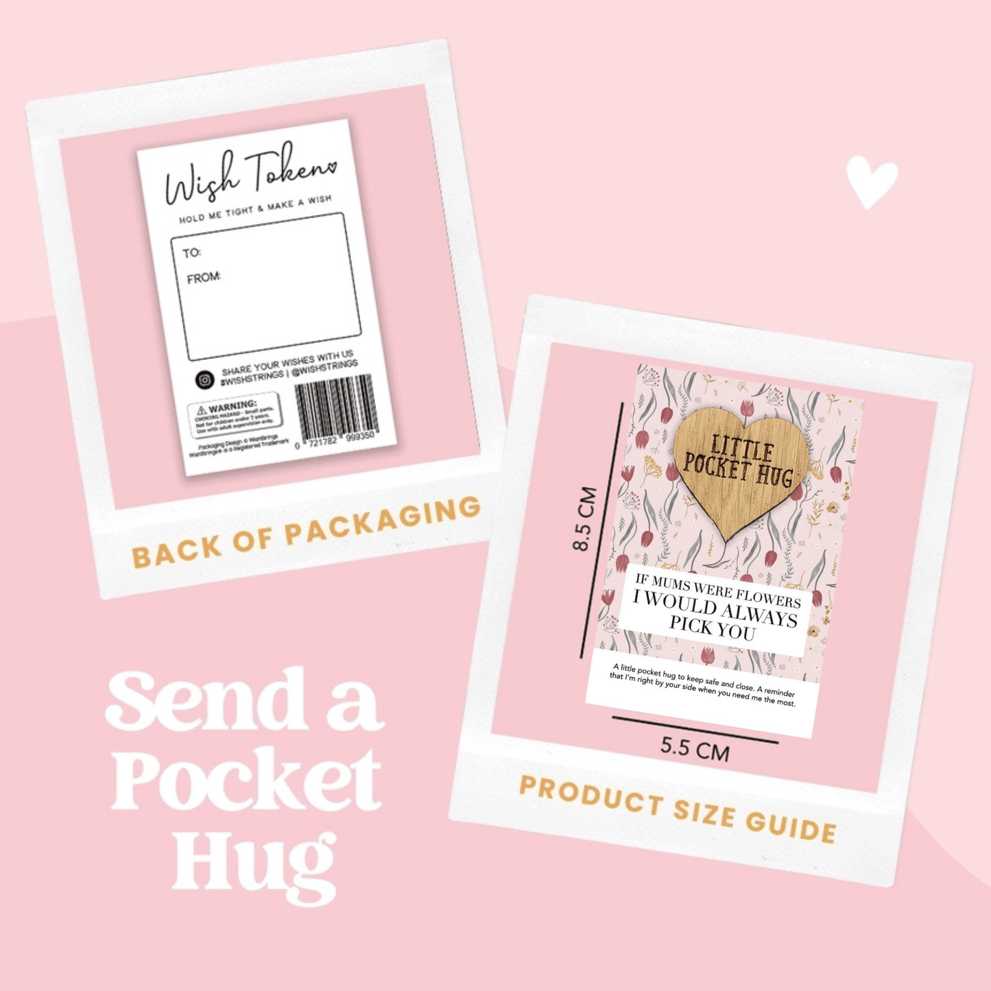 Little Pocket Hug - If Mums Were Flowers I Would Always Pick You - Peppy & Sage