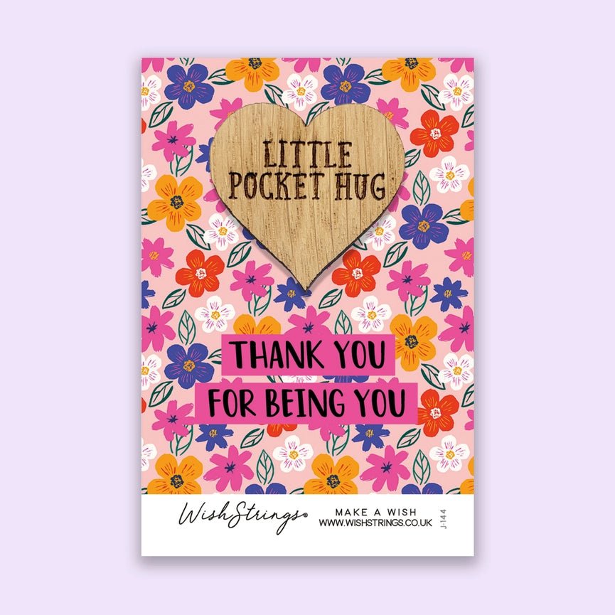 Little Pocket Hug - Thank You For Being You - Peppy & Sage