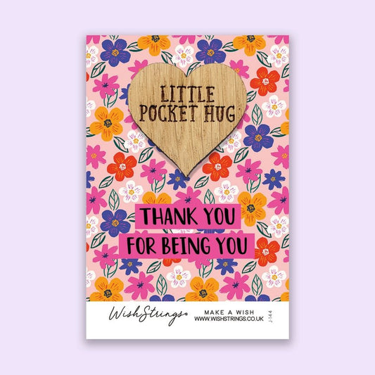 Little Pocket Hug - Thank You For Being You - Peppy & Sage