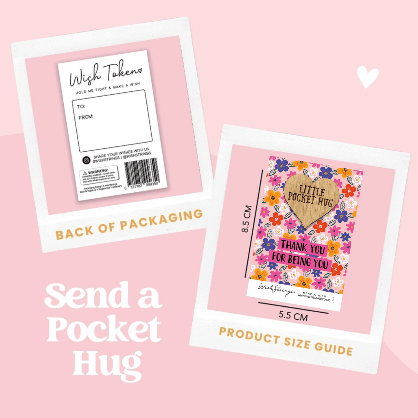 Little Pocket Hug - Thank You For Being You - Peppy & Sage
