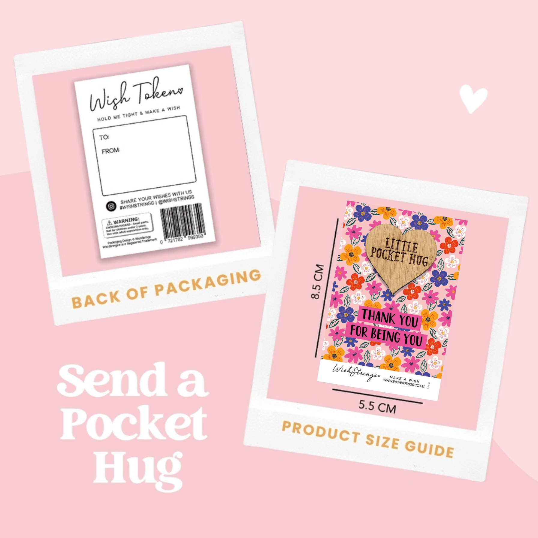 Little Pocket Hug - Thank You For Being You - Peppy & Sage