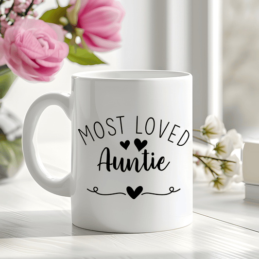 Most Loved Auntie Mug - Peppy & Sage