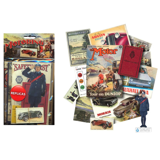 Motoring Memorabilia Pack - Peppy & Sage