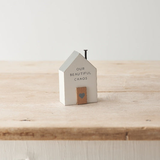 Our Beautiful Chaos Wooden House Decoration - Peppy & Sage