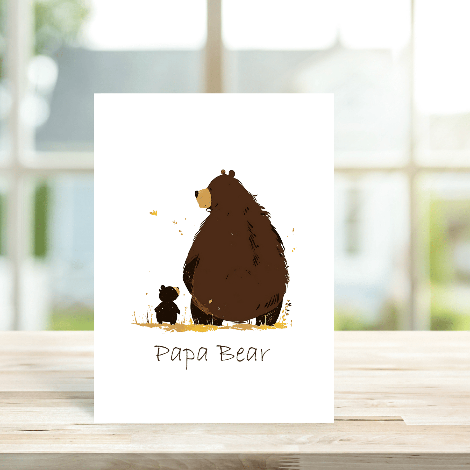 Papa Bear Card - Peppy & Sage
