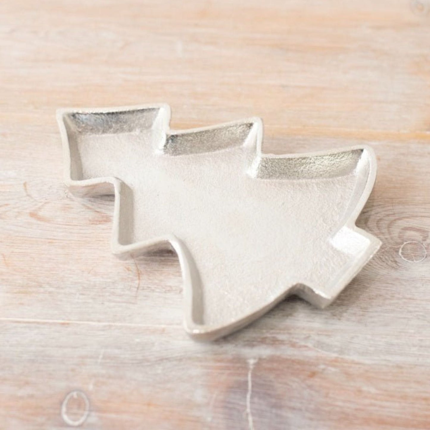 Silver Coloured Tree Dish 17cm - Peppy & Sage