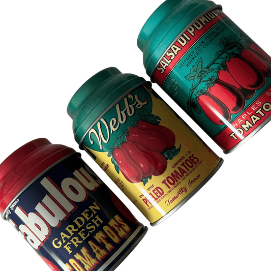 Vintage Style Spice Tins - Choose Design - Peppy & Sage