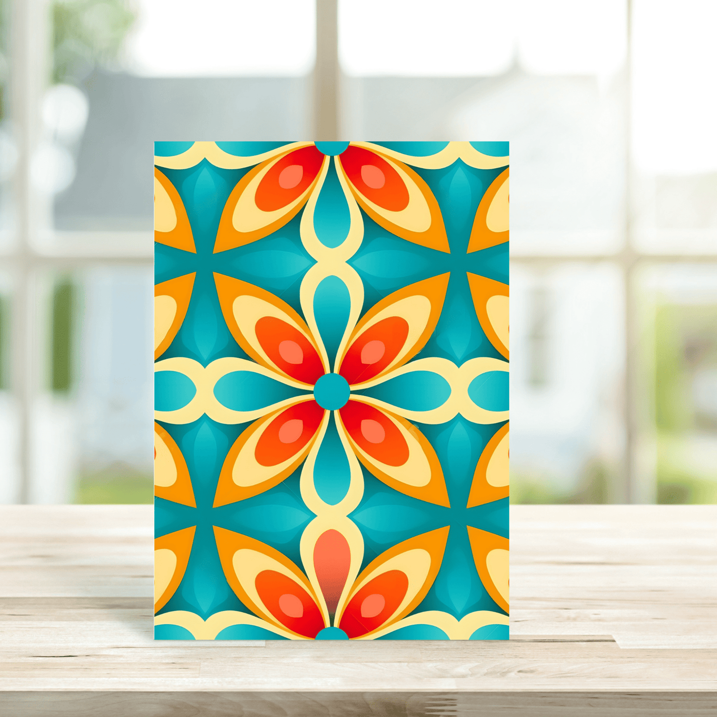 70's Groove Greetings Card - Peppy & Sage