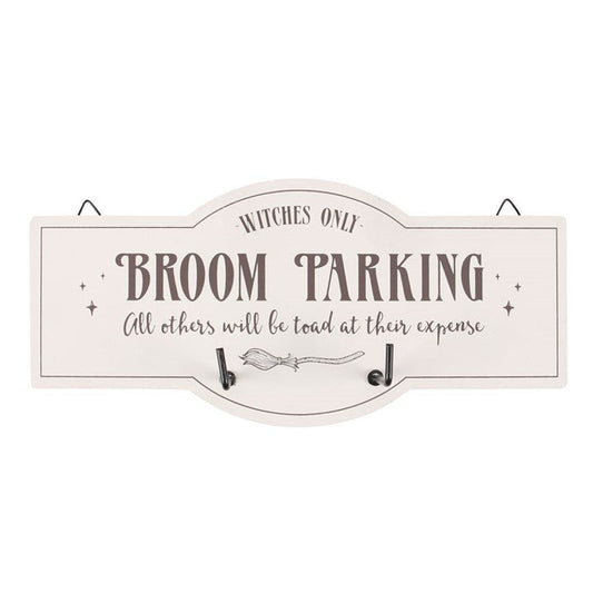 Broom Parking Wall Sign Hooks - Peppy & Sage
