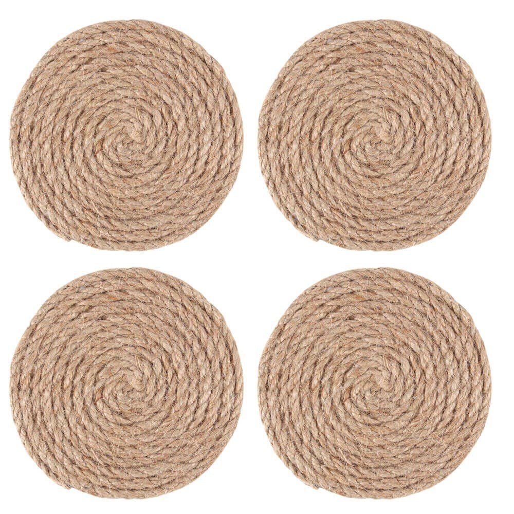 Coastal Charm Rope Coasters Set of 4 - Peppy & Sage