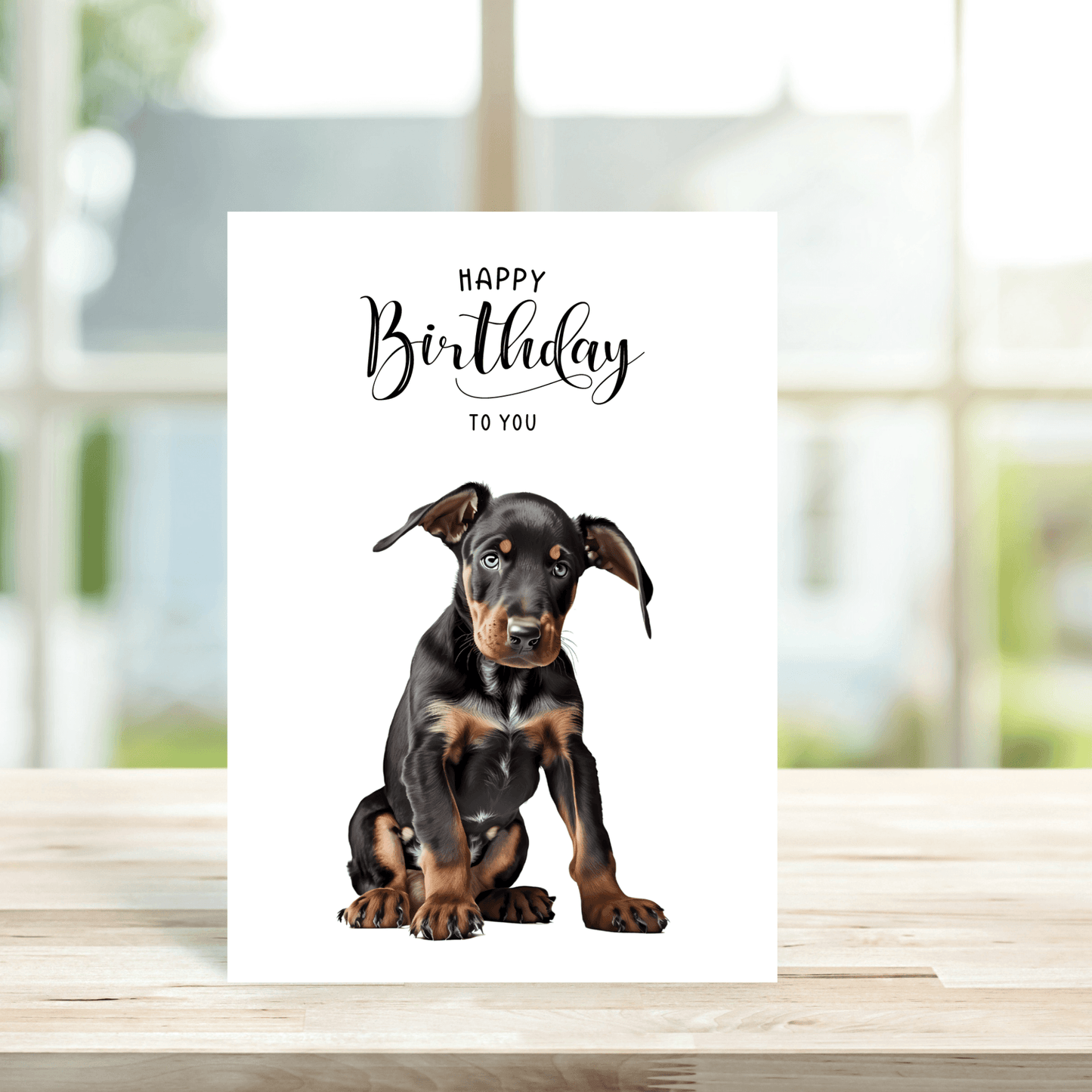 Dog Breeds Birthday Cards - Various Breeds Available - Peppy & Sage