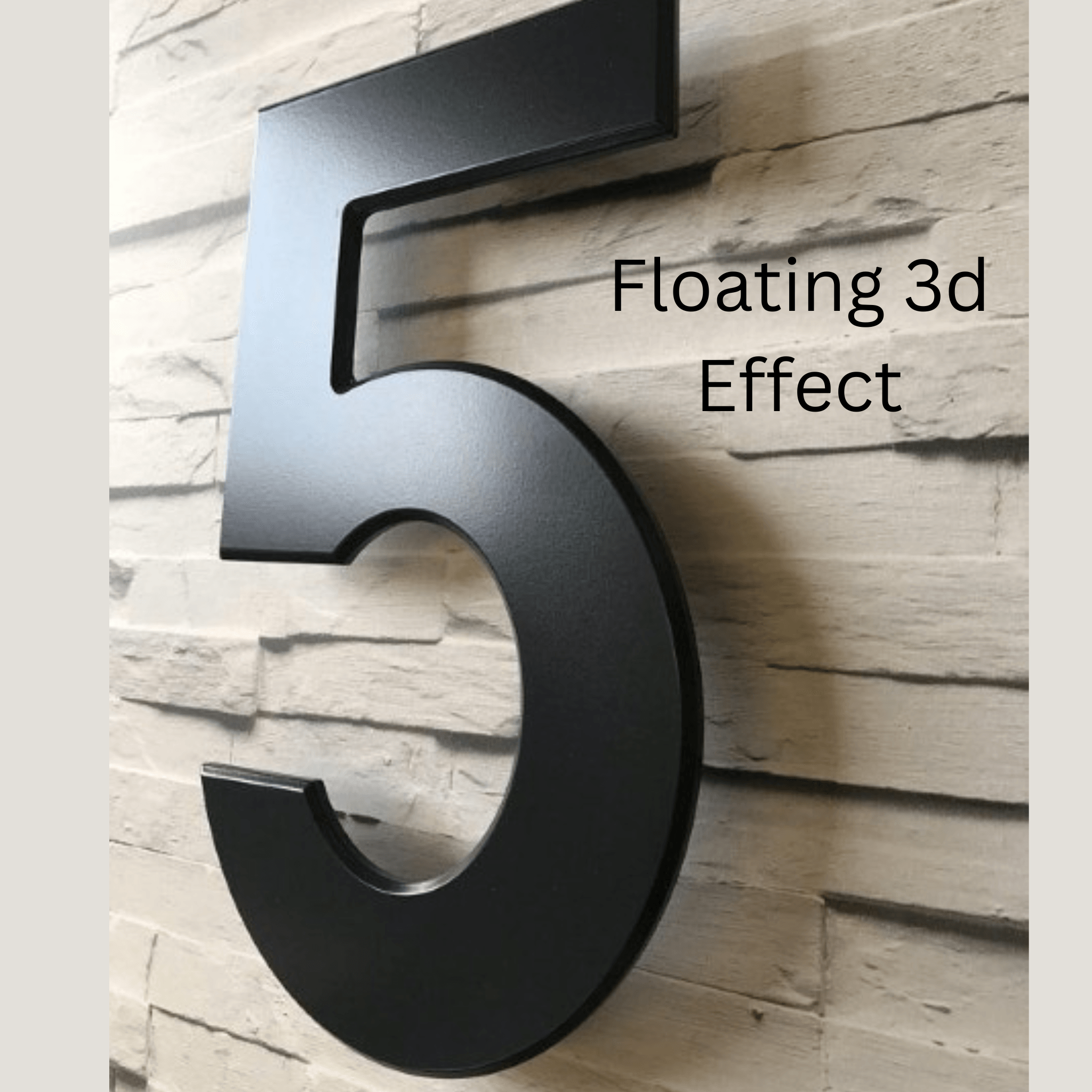 Extra Large House Numbers Black 29.5cm Peppy & Sage