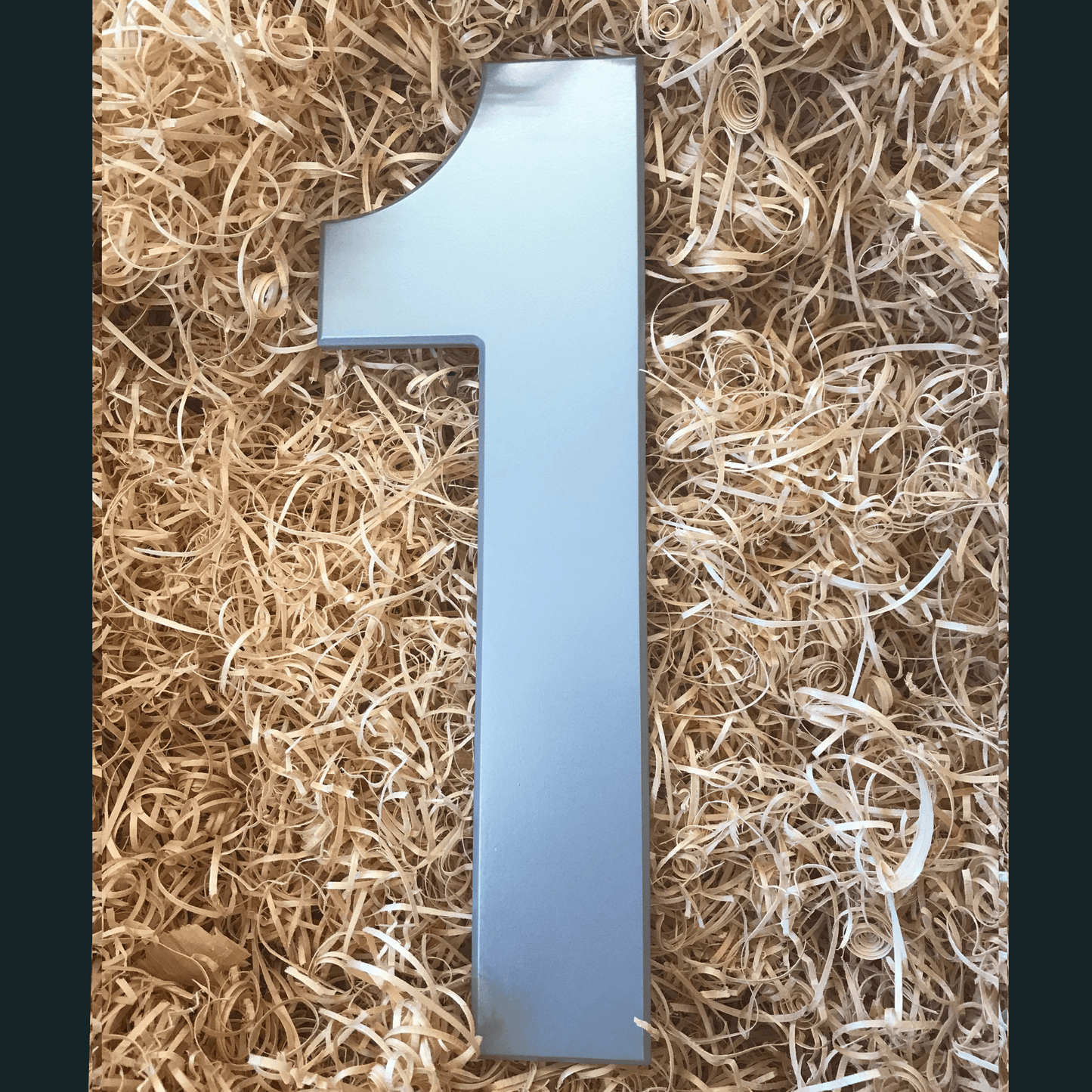 Extra Large House Numbers - Silver - 29.5cm - Peppy & Sage