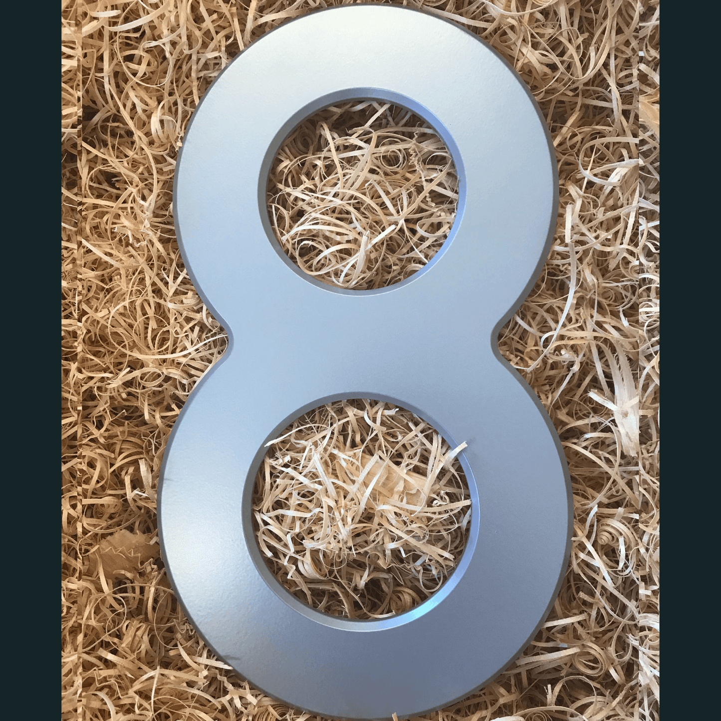 Extra Large House Numbers - Silver - 29.5cm - Peppy & Sage