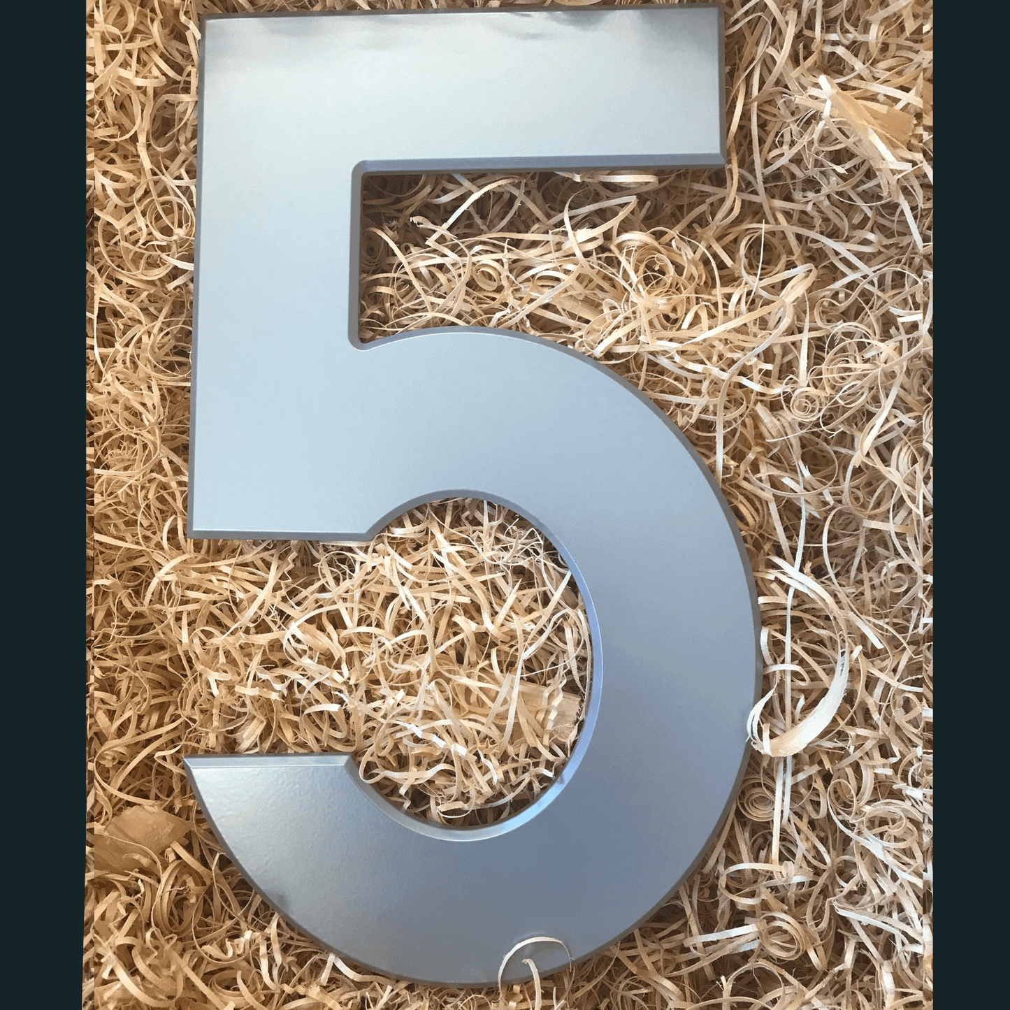 Extra Large House Numbers - Silver - 29.5cm - Peppy & Sage
