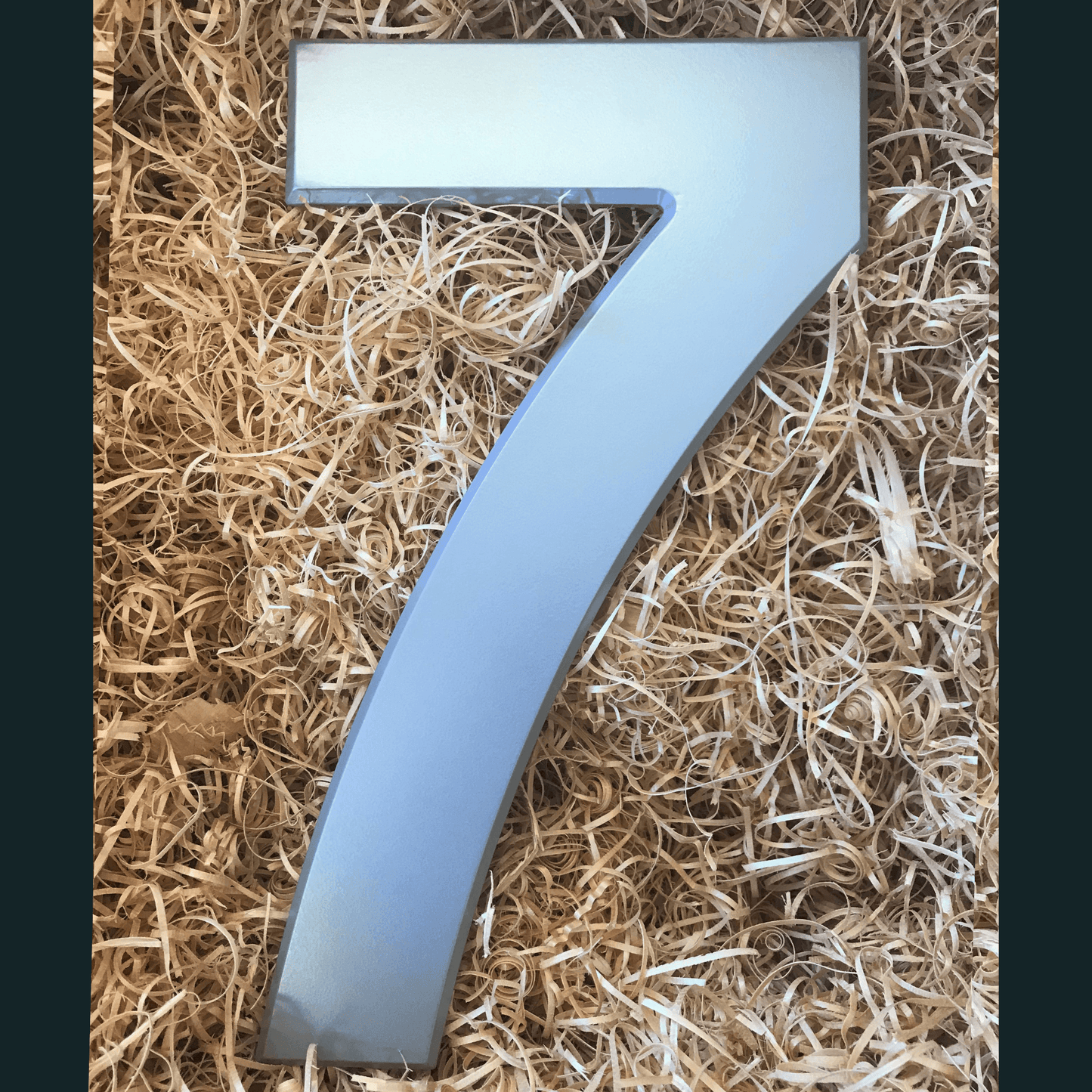 Extra Large House Numbers - Silver - 29.5cm - Peppy & Sage