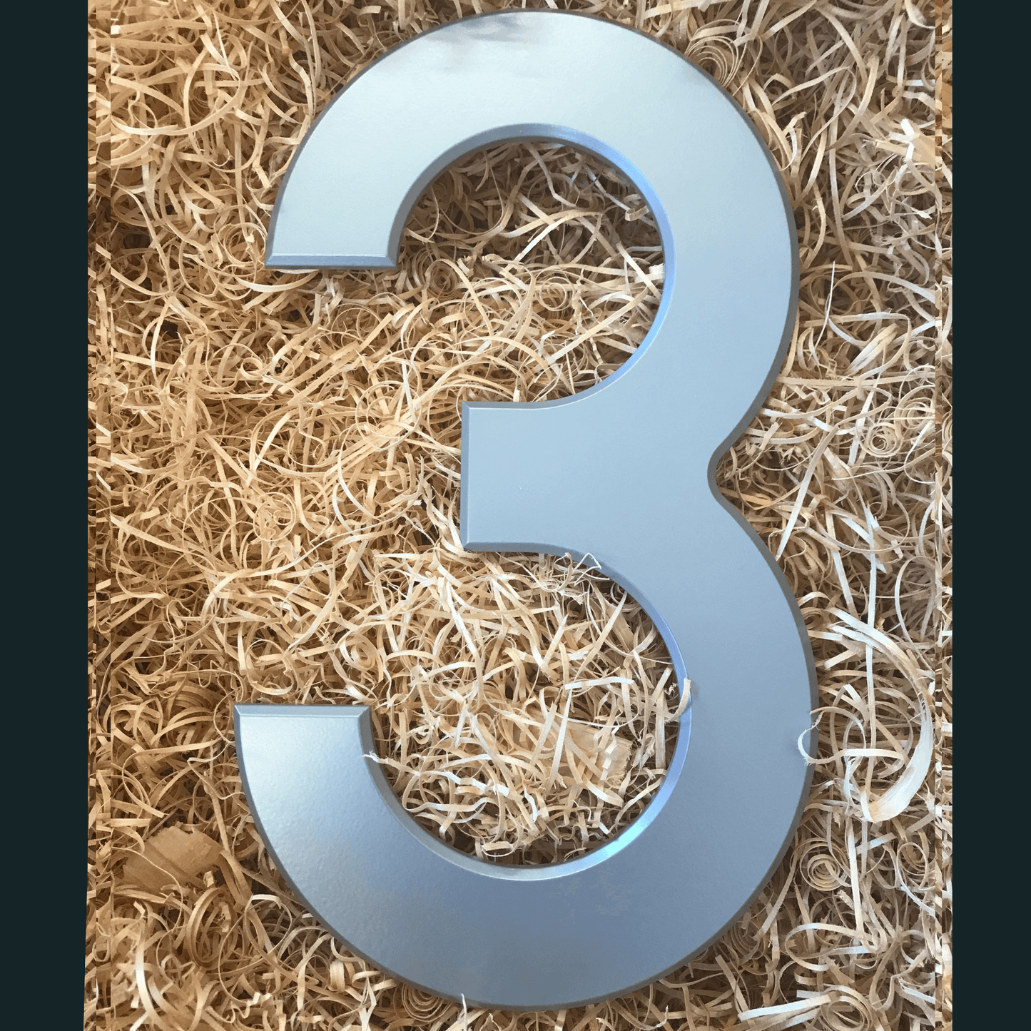 Extra Large House Numbers - Silver - 29.5cm - Peppy & Sage