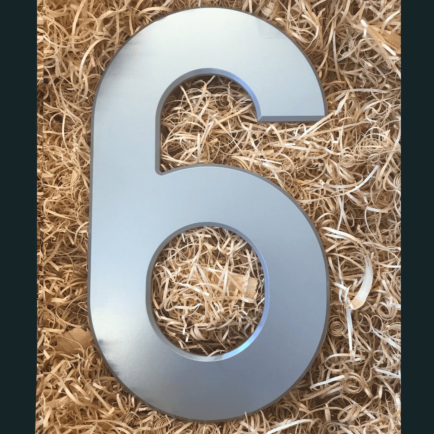 Extra Large House Numbers - Silver - 29.5cm - Peppy & Sage