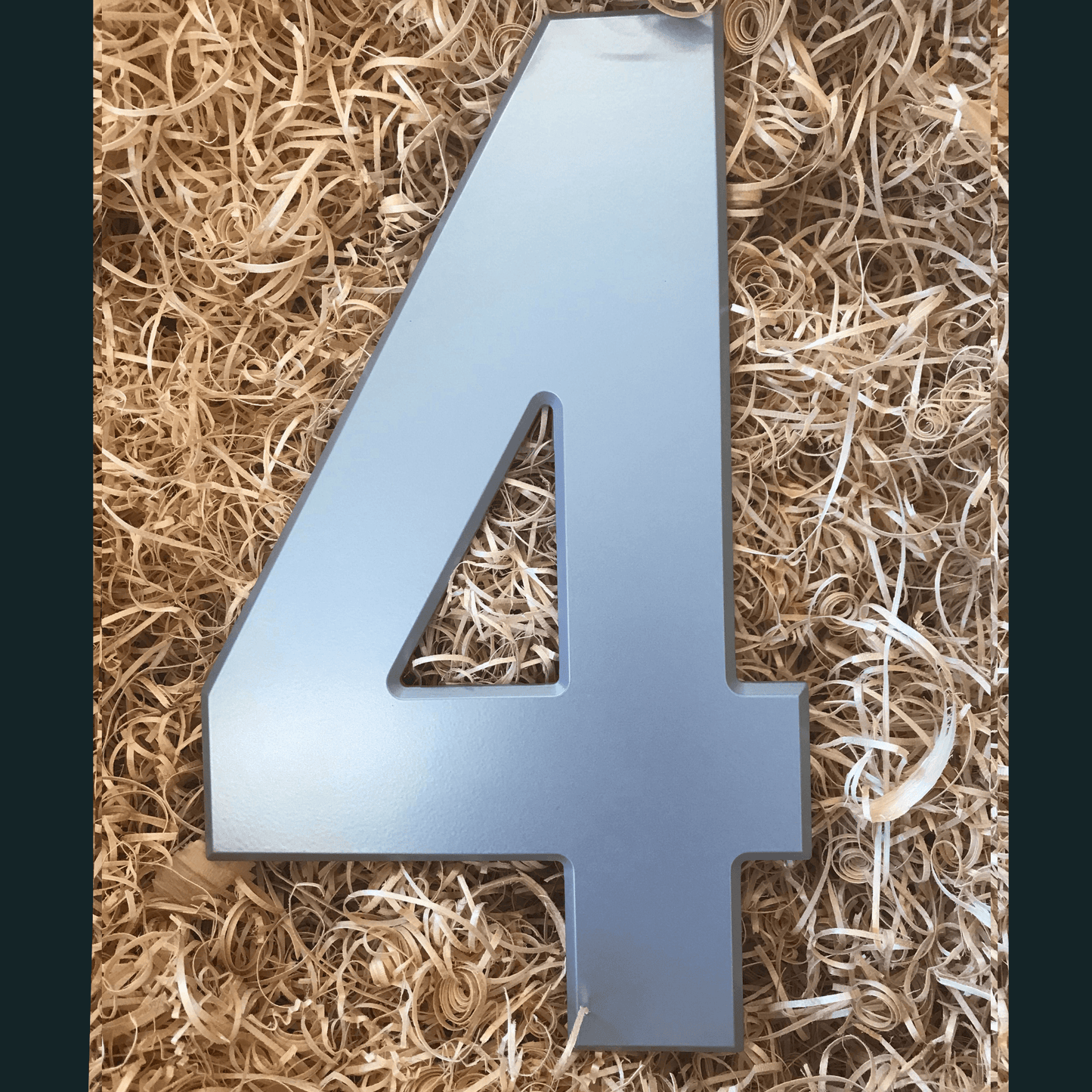 Extra Large House Numbers - Silver - 29.5cm - Peppy & Sage
