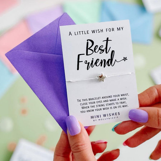 For My Best Friend Wish Bracelet - Peppy & Sage