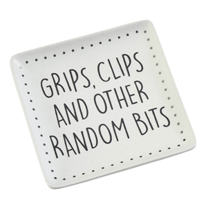 Grips, Clips and Other Random Bits Trinket Dish - Peppy & Sage