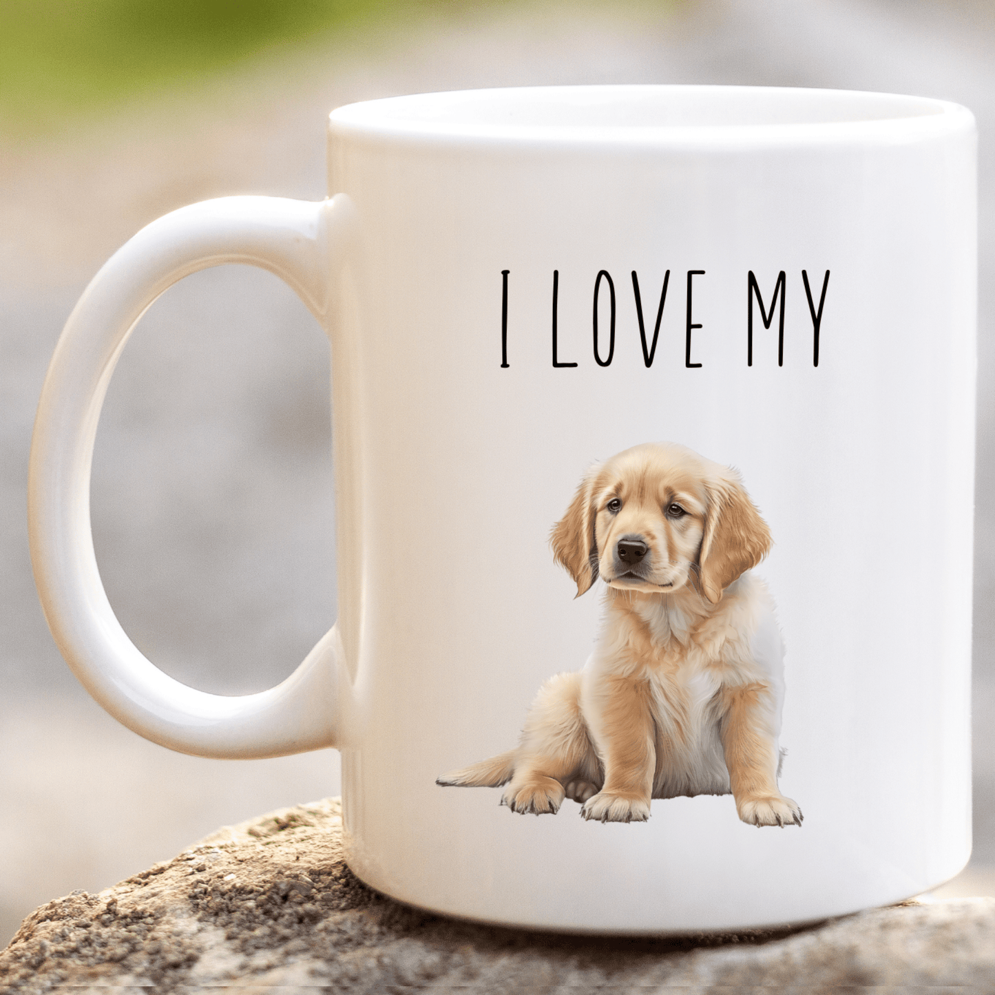I Love My Golden Retriever Mug - Peppy & Sage