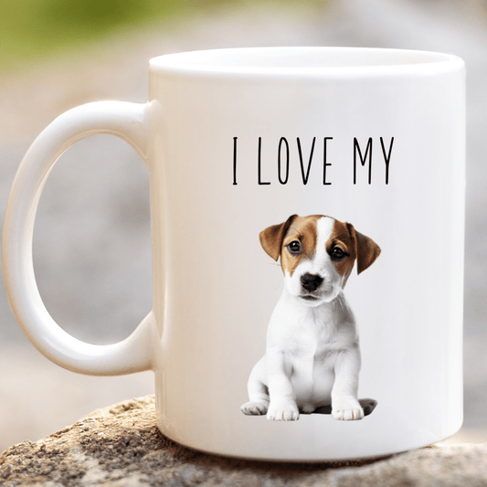 I Love My Jack Russell Mug - Peppy & Sage