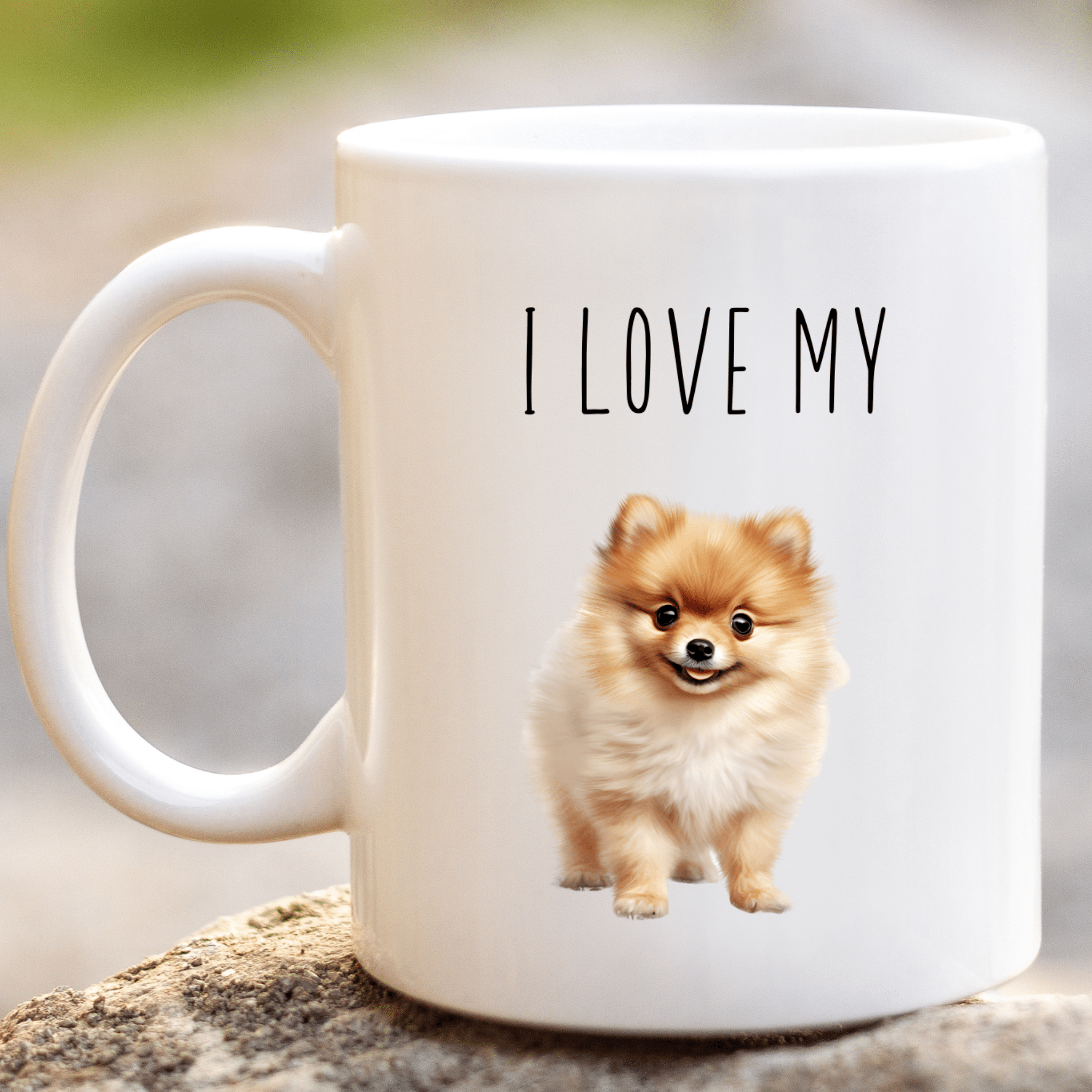 Pomeranian mug clearance