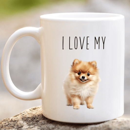 I Love My Pomeranian Mug - Peppy & Sage