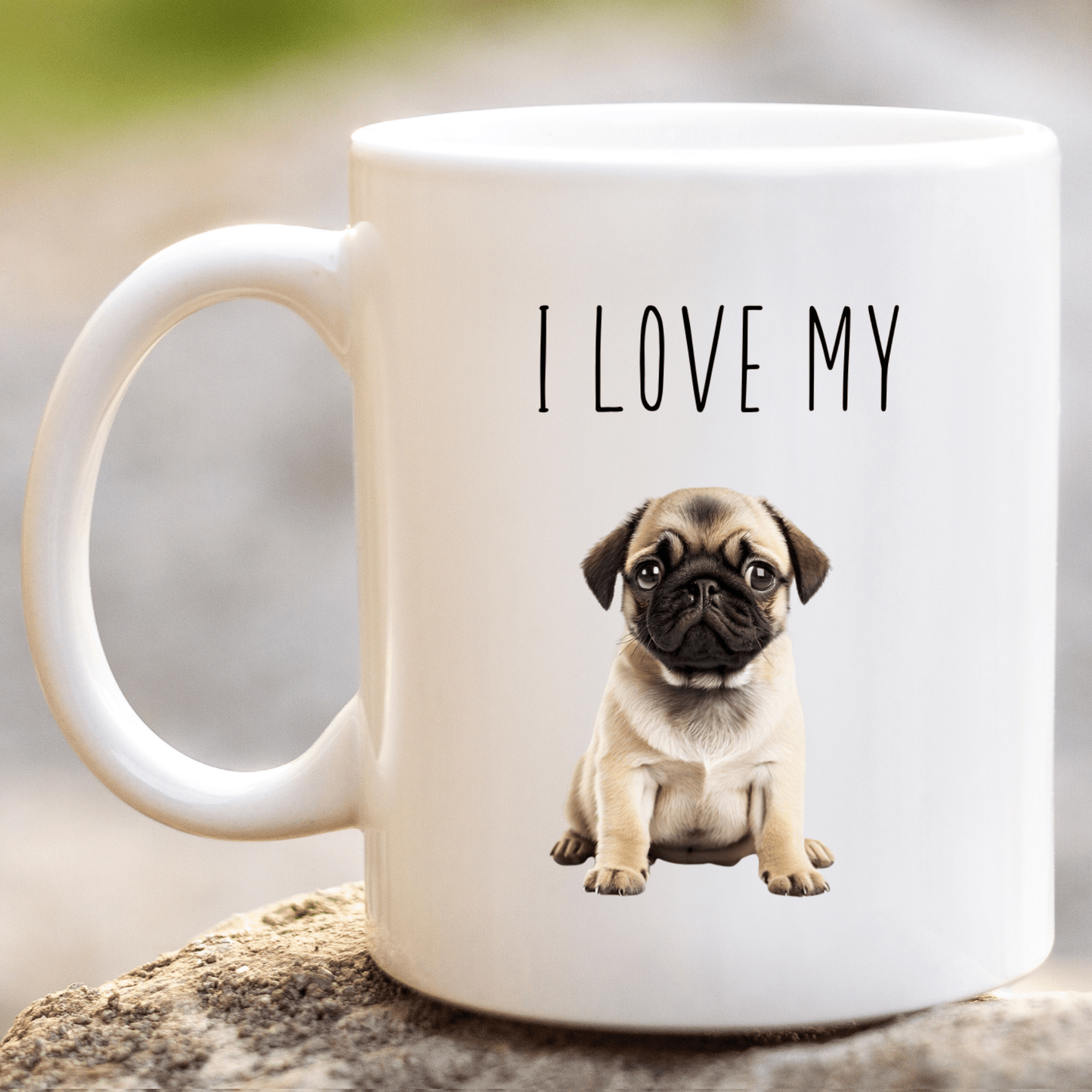 I Love My Pug Mug - Peppy & Sage