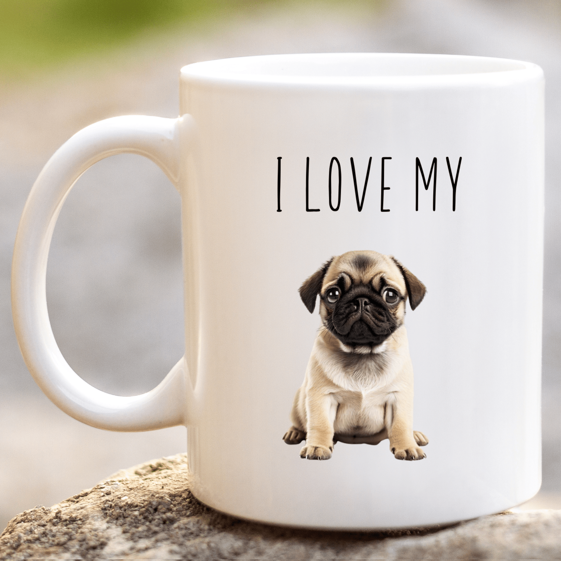 I Love My Pug Mug - Peppy & Sage